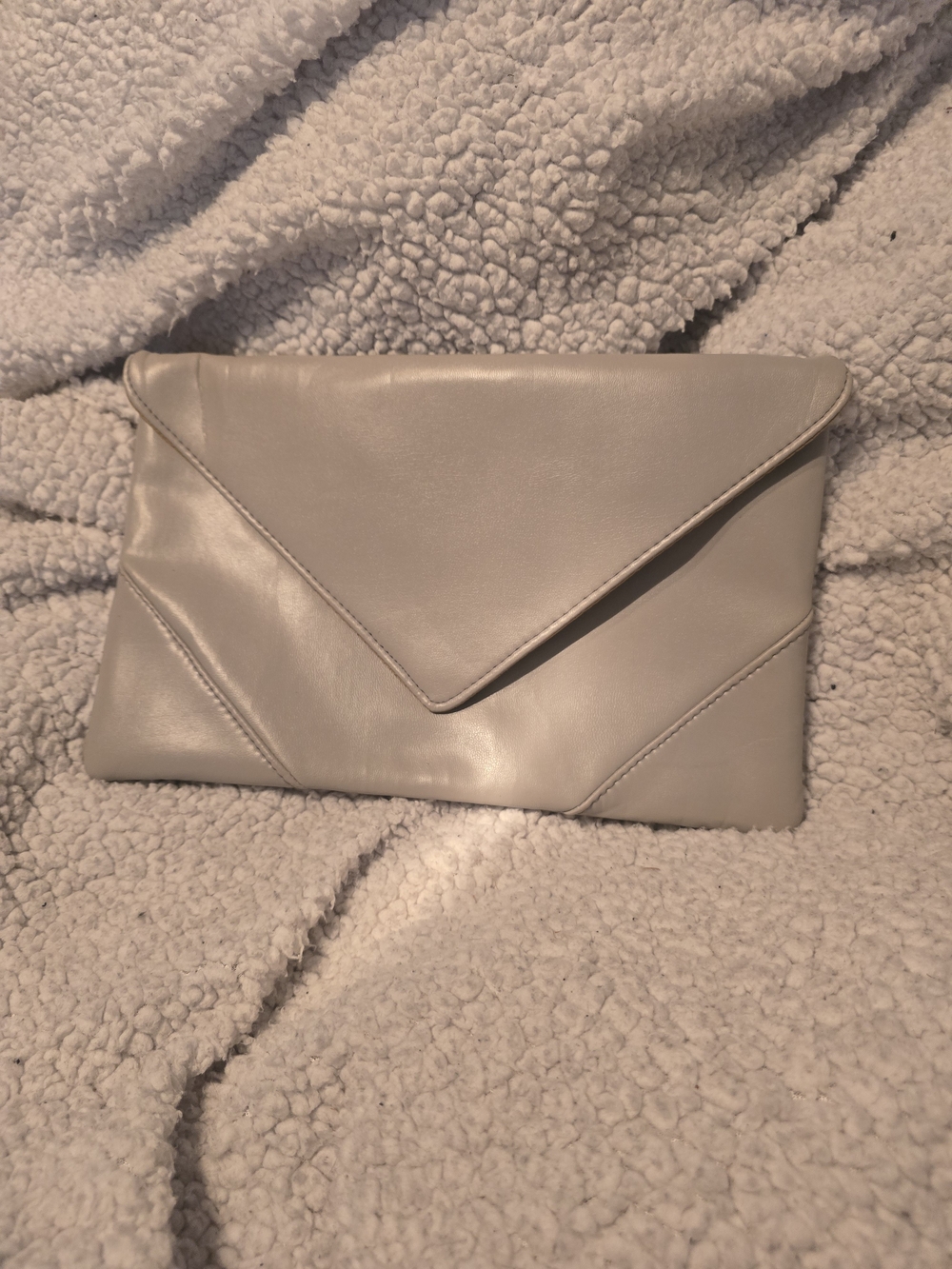 Minimal Envelope Clutch - Light Gray